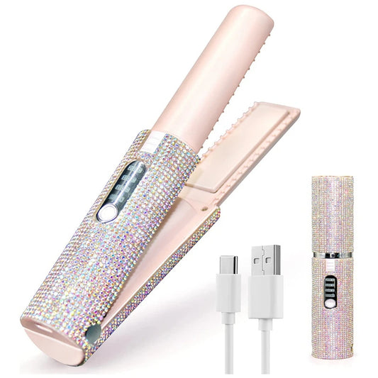 Style on the Go: Portable USB Hair Straightener for On-the-Go Glam